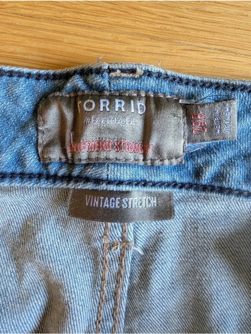 Torrid Light Wash Boyfriend Straight Vintage Stretch Jeans Plus Size 26 NWT!